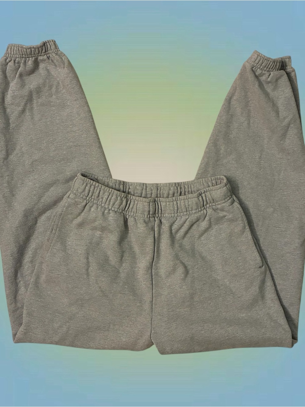 TNA Gray Elastic-Waist Sweatpants